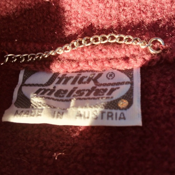 Strick Meister Made In Austria 100% Wool Size 40 S - Picture 7 of 8